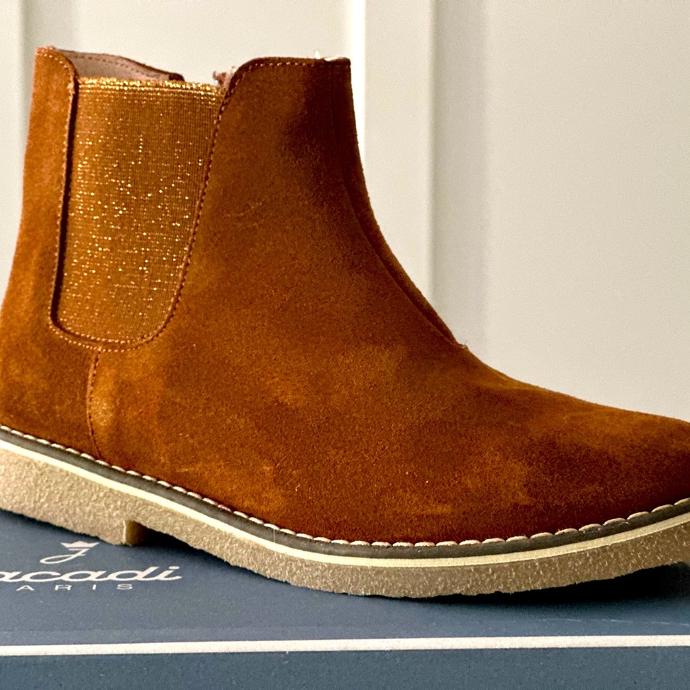Jacadi ankle boot. Brand new… with box never worn